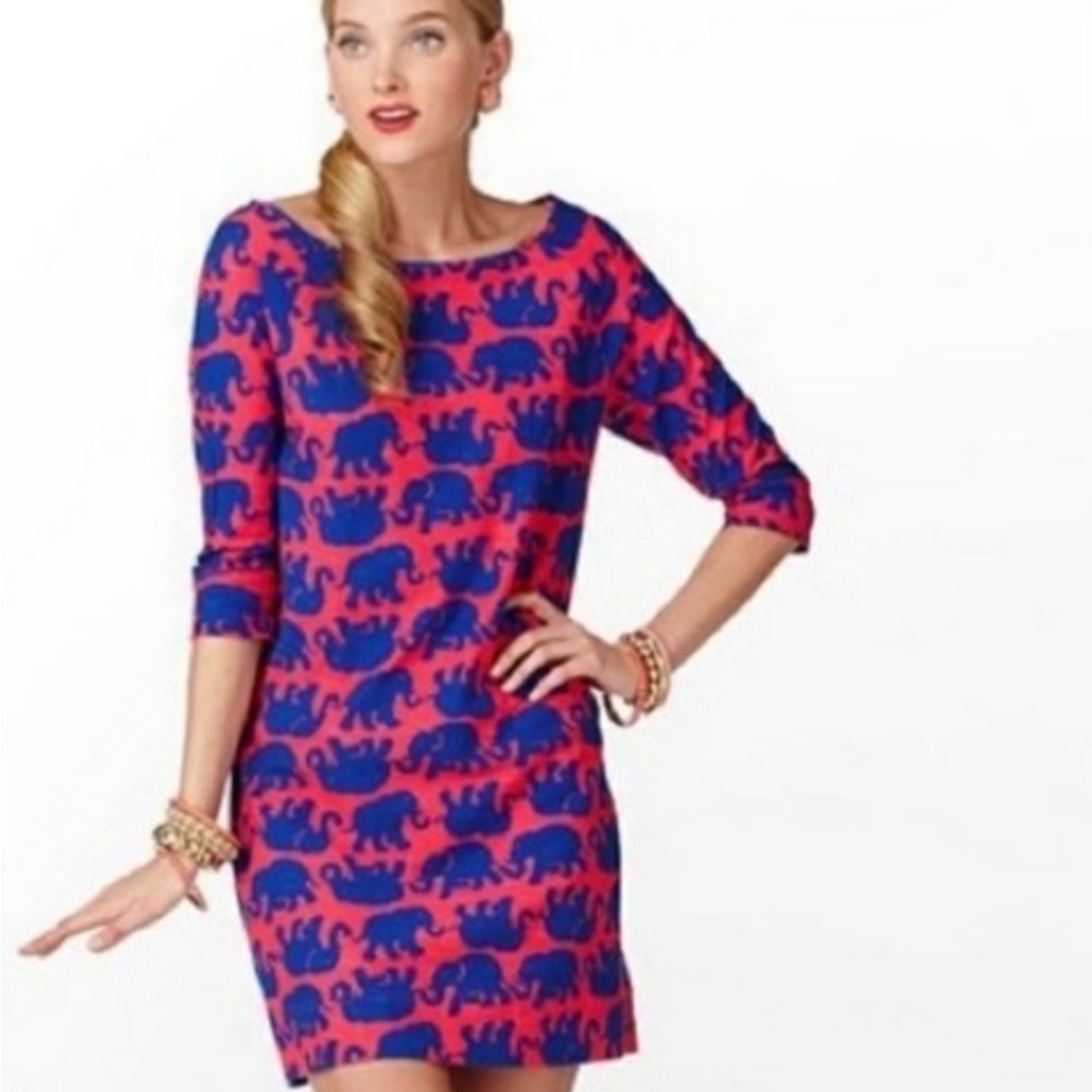 Lilly Pulitzer Cassie Kissy Tusk In Sun Dress - Picture 2 of 5